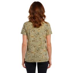 Petite Architect® Short Sleeve Floral Slub Tee