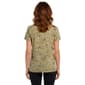 Petite Architect® Short Sleeve Floral Slub Tee - image 2
