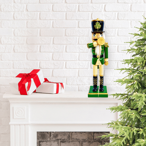 Santa''s Workshop 14in. Irish Bugler Nutcracker