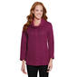 Womens Multiples 3/4 Sleeve Cowl Neck Faux Button Front Novelty - image 1
