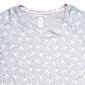 Juniors Pillow Talk Long Sleeve Cat Face Joggers Pajama Set - image 3