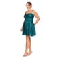 Juniors Plus Blondie Nites Ruffle Bust Sequin Corset Party Dress - image 4