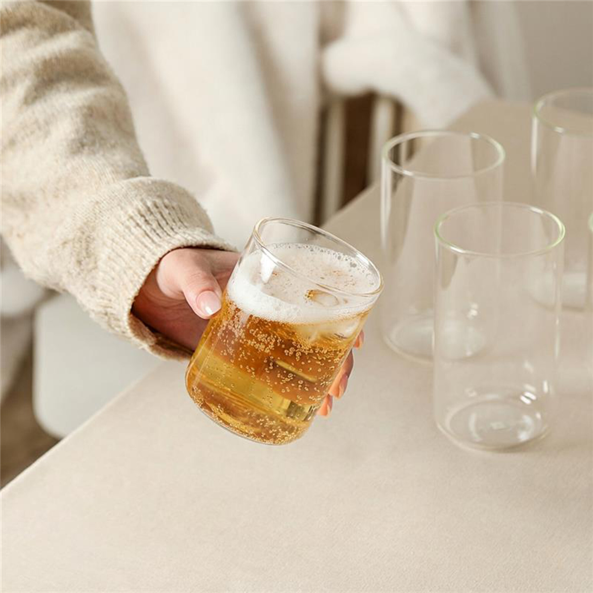 Stone Lain Celina 16pc. Borosilicate Glassware Set