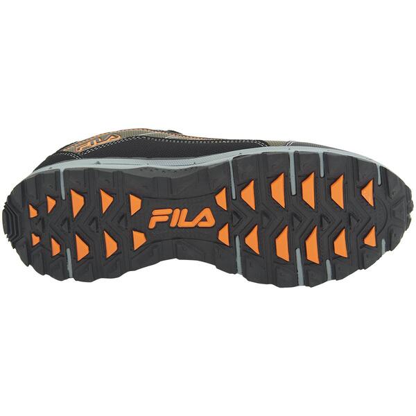 Mens Fila Evergrand TR 215 Athletic Sneakers - Black/Orange