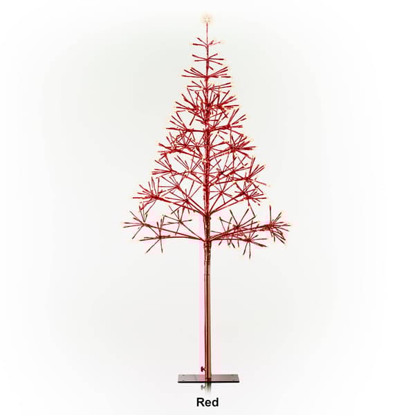 Alpine 5ft. Warm White LED Festive Christmas Tree