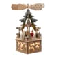 Kurt S. Adler 11in. Battery-Operated Wooden Tree Scene - image 1