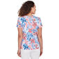 Petites Hearts of Palm Printed Essentials Tropical Top - image 2