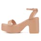 Womens Olivia Miller Charmer Platform Slingback Sandals - image 3