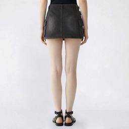 Juniors Love Tree Belted Denim Cargo Skirt