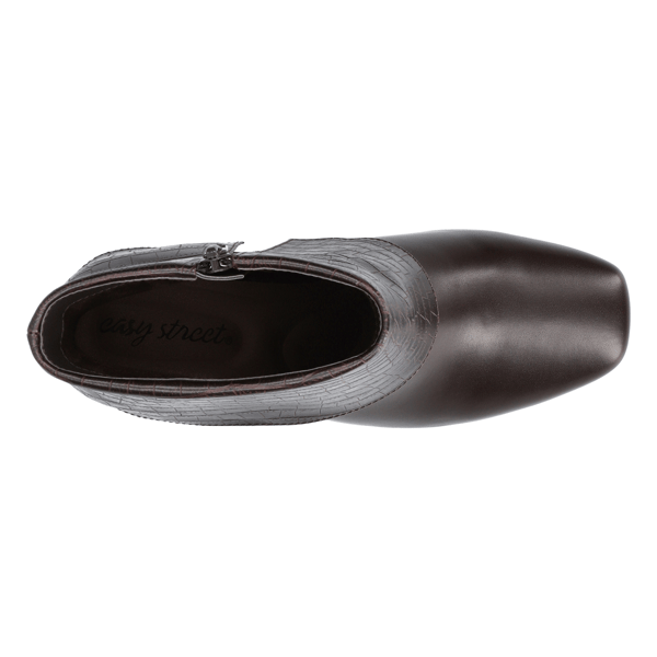 Womens Easy Street Sutton Square Toe Ankle Boots