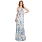 Juniors Morgan & Co. Floral Lace Corset Mermaid Dress with Pin - image 2