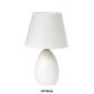 Simple Designs Mini Egg Oval Ceramic Table Lamp w/Matching Shade - image 11