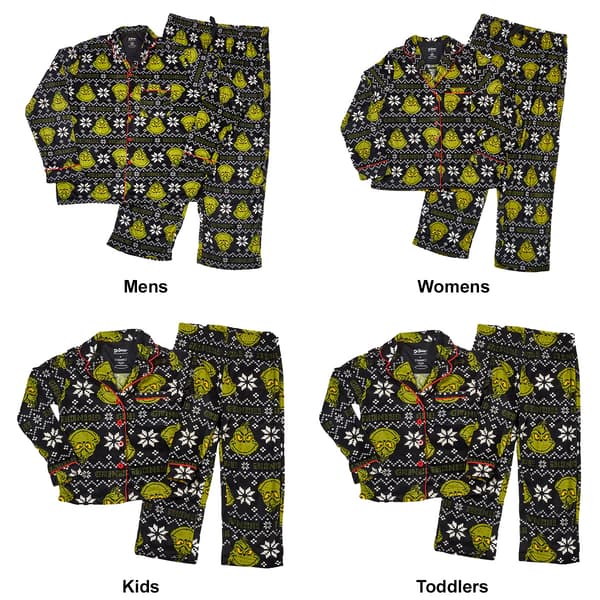 Holiday Traditions Long Sleeve Grinch Pajama Set