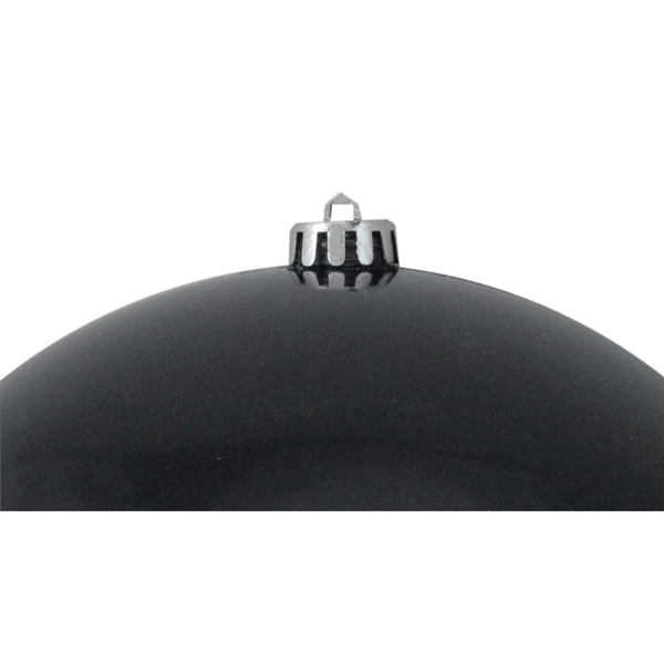 Northlight Shiny Jet Black Shatterproof Christmas Ball Ornament