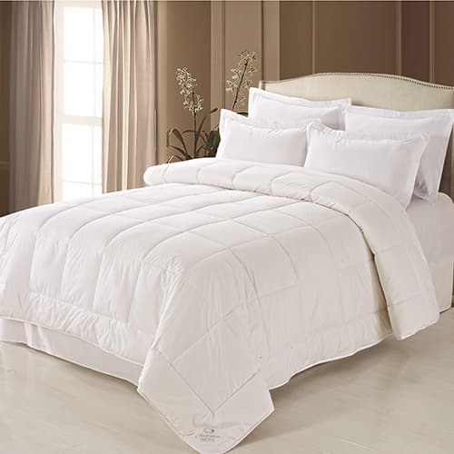 Fresh Ideas Australian Wool Filled Cotton Comforter - image 