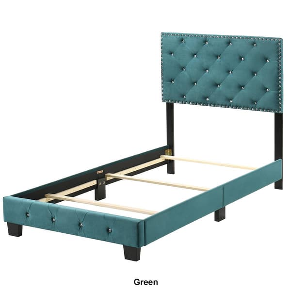 Passion Furniture Suffolk Panel Bed Frame- Twin