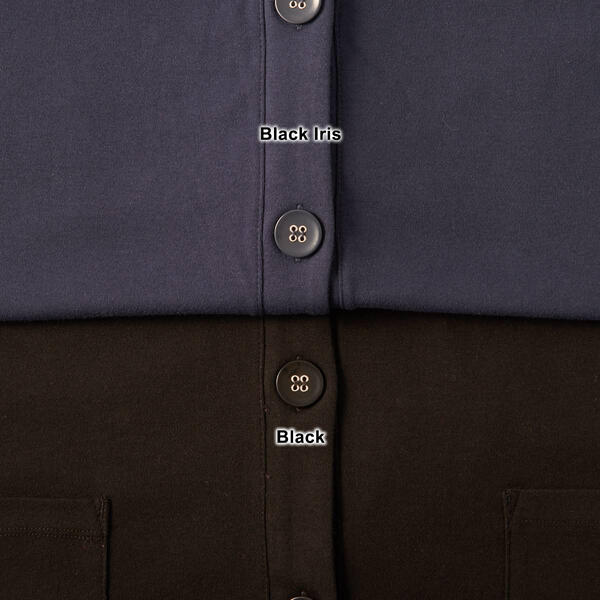 Plus Size Hasting &amp; Smith Long Sleeve Split Neck Cardigan