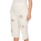 Plus Size Alfred Dunner Beachcomber Floral Cross Stitch Capris - image 5