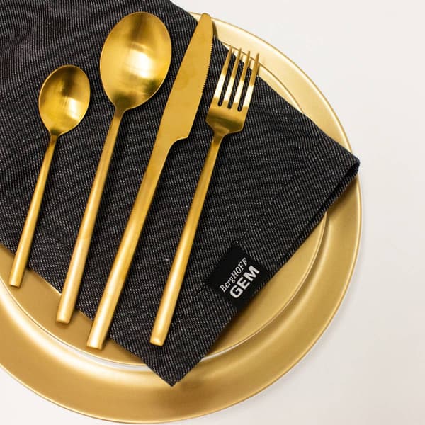 BergHOFF Gem 16pc. Timeless Elegant Design Flatware Set