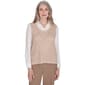 Womens Alfred Dunner Emerald Isle 2Fer Pointelle Vest  Blouse - image 1