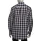 Mens Big & Tall Chaps Stretch Poplin Button Down Shirt - Asphalt - image 3
