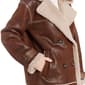 Womens Frye Double Breasted Faux Shearling Coat - image 5