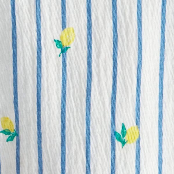 Toddler Girl Carter''s Lemons/Stripe Ruffle Sleeve Short Set