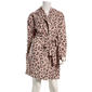 Womens Sincerely Jules Long Sleeve Cheetah Knit Robe - image 1