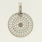 Wearable Art Silver Crystal Round Slider Enhancer - image 1