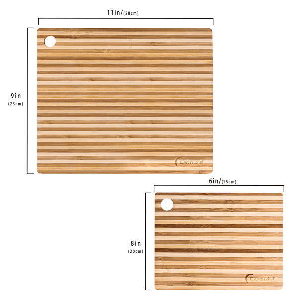 BergHOFF EarthChef 2pc. Bamboo Prep Board Set
