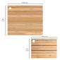 BergHOFF EarthChef 2pc. Bamboo Prep Board Set - image 5