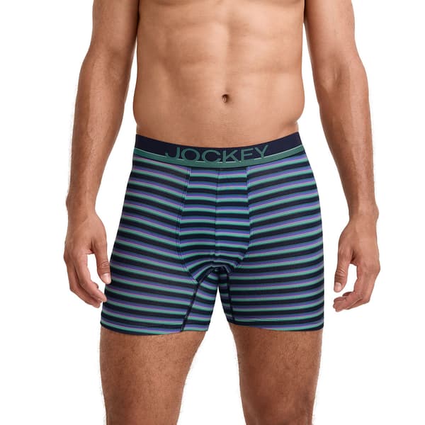 Mens Jockey® 3pk. True Style 6in. Geometric/Stripe Boxer Briefs