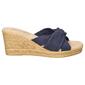 Womens Tuscany by Easy Street Ghita Wedge Sandals - image 2