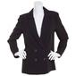 Juniors Leighton Bi Stretch Solid Double Breasted Blazer - image 1