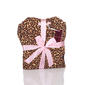 Womens White Mark 3 pc. Brown Cheetah Pajama Set - image 5