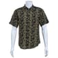 Mens Joe Marlin Fern Button Down Shirt - Black - image 1