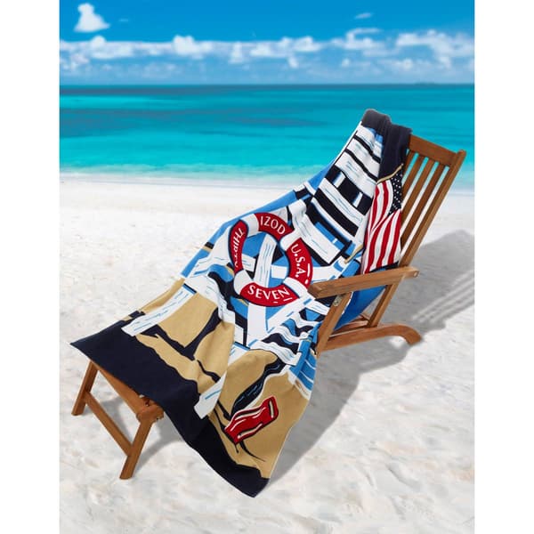 IZOD&#174; Lifeguard Chair Beach Towel