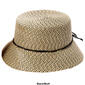 Womens Nine West Classic Straw Bucket Hat - image 3
