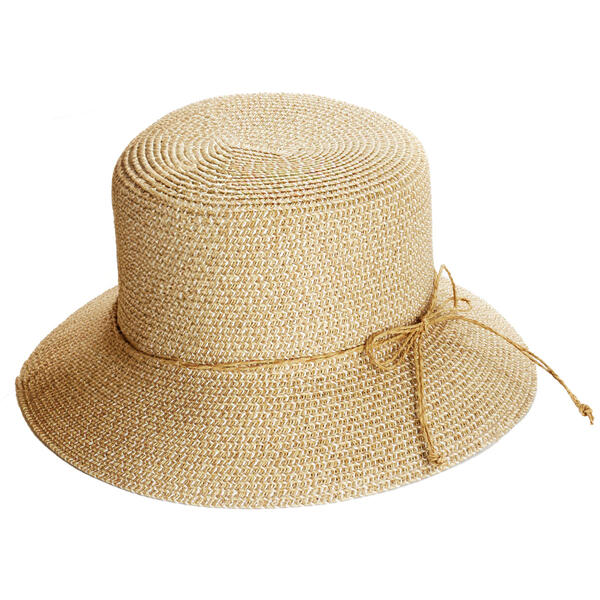 Womens Nine West Classic Straw Bucket Hat - image 