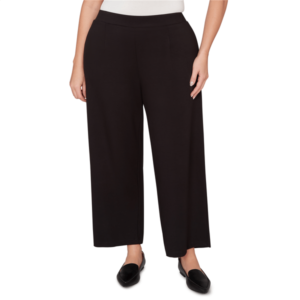 Plus Size Alfred Dunner Seville Seville Wide Leg Ankle Pant - image 