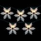Northlight Seasonal 6ft. Glittered Snowflake Christmas Light Set - image 5