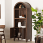 Baxton Studio Hayes Wood Cabinet with Arch Top - image 9