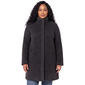 Womens Weatherproof® Charcoal Houndstooth Cozy Topper Coat - image 2