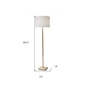 HomeRoots 59in. Natural Solid Wood Floor Lamp With Drum Shade - image 4