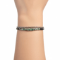 Mens Iron Saints Green Hematite Bead Multi Strand Bracelet - image 2