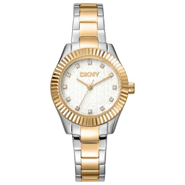 Womens DKNY Chambers Glitz Two-Tone Bracelet Watch - DK1L017M0075