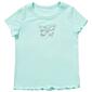 Girls &#40;7-12&#41; BTween&#40;R&#41; Rhinestone Butterfly Lettuce Hem Tee - image 1