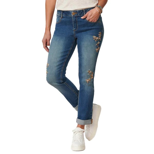 Petite Democracy Absolution&#40;R&#41; Girlfriend Embroidered Jeans - image 