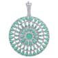 Wearable Art Turquoise Stone Disc Enhancer - image 1