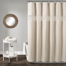 Lush Decor(R) Dana Lace Shower Curtain
